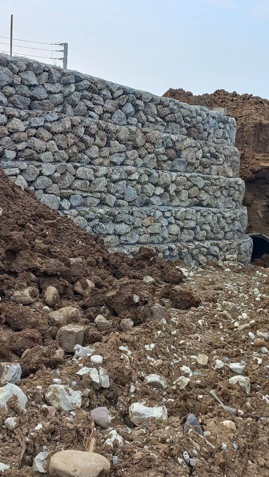 اجرای گابیون بندی و سنگ چینی شرق گیلان رحیمی در تنکابن